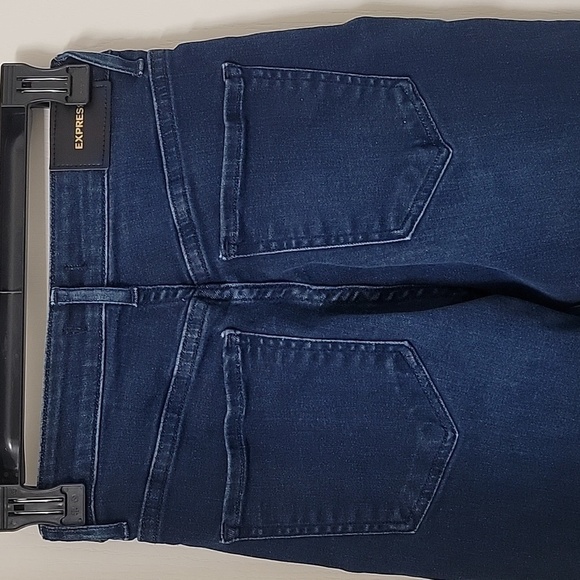 Express, Curvy Skinny, Size 2R, High-Waisted Jeans, Dark Wash, EUC - Picture 12 of 12